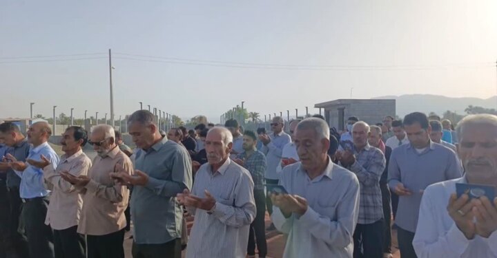 تصاویر/ اقامه نماز عید قربان در شهر نودژ