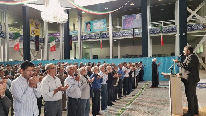 تصاویر/ اقامه نماز عید قربان در شهر رابر