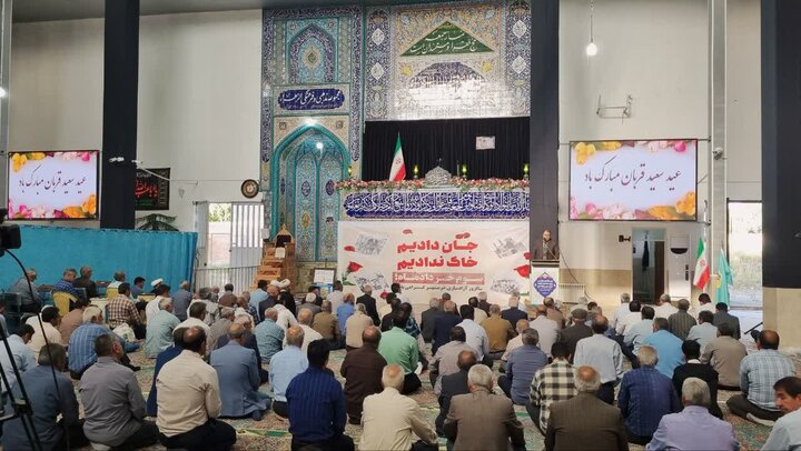 تصاویر/ اقامه نماز عید قربان در شهر رابر