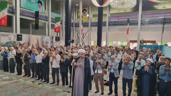 تصاویر/ اقامه نماز عید قربان در شهر رابر