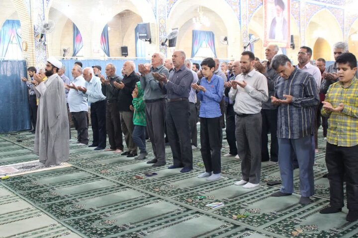 تصاویر/ اقامه نماز عید قربان در شهر راین