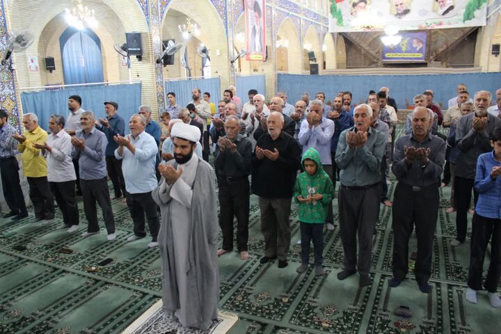تصاویر/ اقامه نماز عید قربان در شهر راین