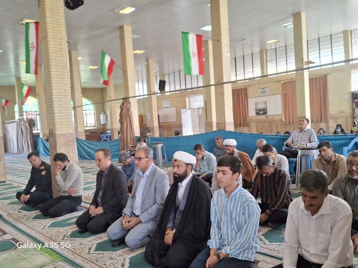 تصاویر/ اقامه نماز عید قربان در شهر بلورد