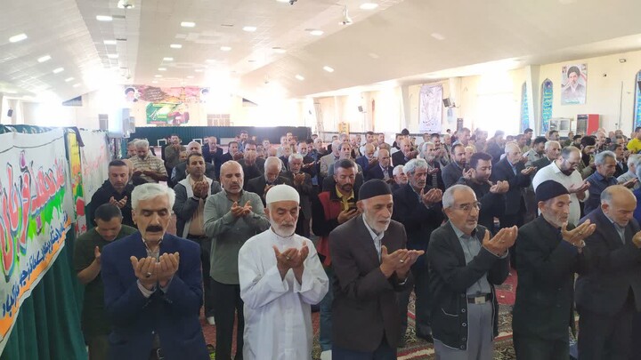 تصاویر / اقامه نماز عید سعید قربان در شهرستان‌های استان همدان
