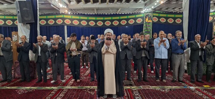 تصاویر / اقامه نماز عید سعید قربان در شهرستان‌های استان همدان