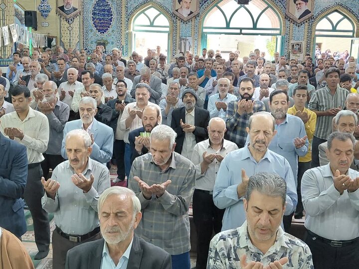 تصاویر/ اقامه باشکوه نماز عید قربان با حضور آحاد مردم در مصلی ورامین