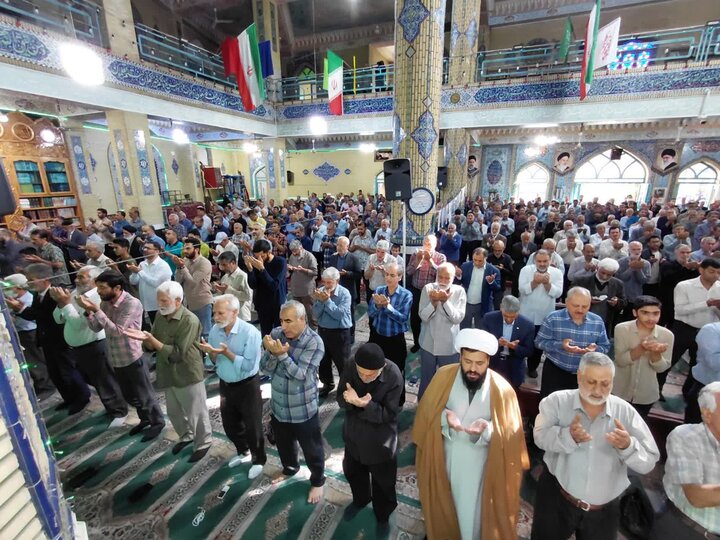 تصاویر/ اقامه باشکوه نماز عید قربان با حضور آحاد مردم در مصلی ورامین