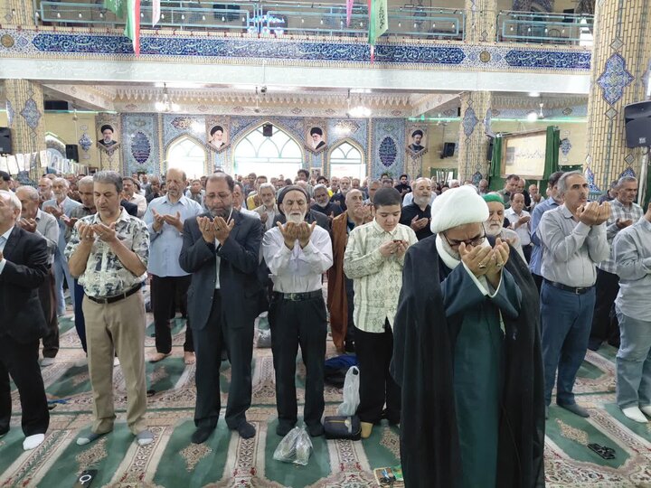 تصاویر/ اقامه باشکوه نماز عید قربان با حضور آحاد مردم در مصلی ورامین