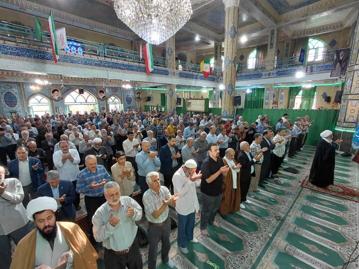 تصاویر/ اقامه باشکوه نماز عید قربان با حضور آحاد مردم در مصلی ورامین