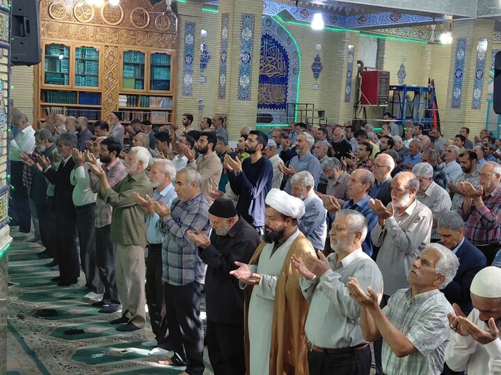 تصاویر/ اقامه باشکوه نماز عید قربان با حضور آحاد مردم در مصلی ورامین