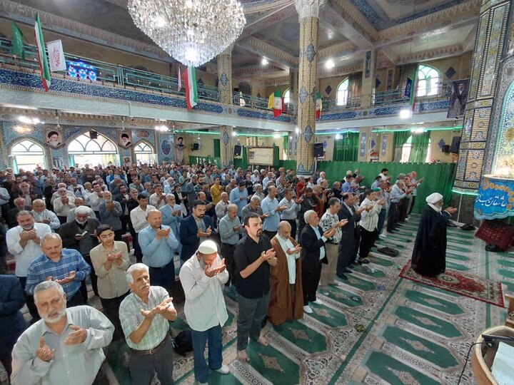 تصاویر/ اقامه باشکوه نماز عید قربان با حضور آحاد مردم در مصلی ورامین