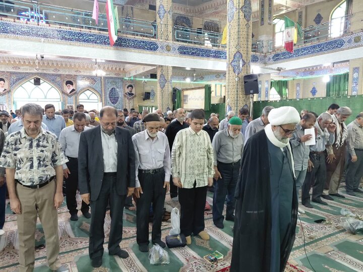 تصاویر/ اقامه باشکوه نماز عید قربان با حضور آحاد مردم در مصلی ورامین