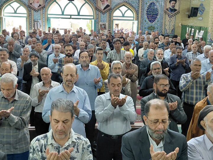 تصاویر/ اقامه باشکوه نماز عید قربان با حضور آحاد مردم در مصلی ورامین