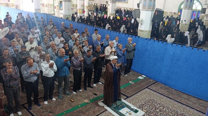 تصاویر/ اقامه نماز عید قربان در شهر راور