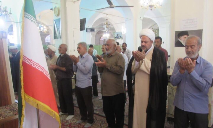 تصاویر/ اقامه نماز عید قربان در شهر کاظم آباد