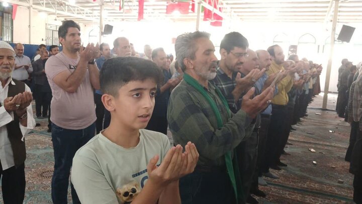 تصاویر/ اقامه با شکوه عید سعید قربان درنوش آباد