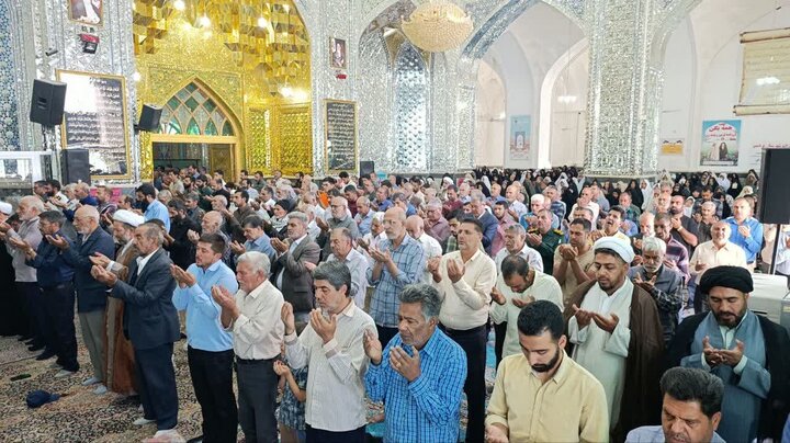تصاویر/ اقامه نماز عید قربان در شهر بردسیر