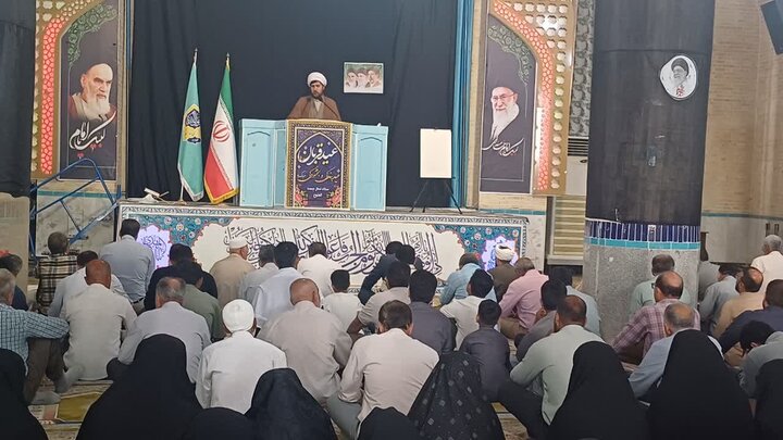 تصاویر/ اقامه نماز عید قربان در شهر کهنوج
