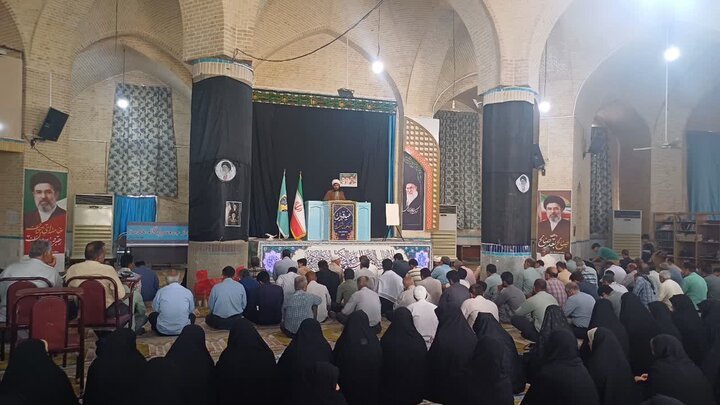 تصاویر/ اقامه نماز عید قربان در شهر کهنوج