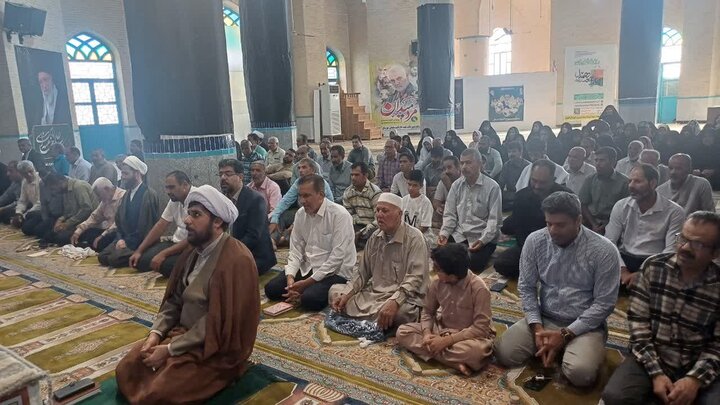 تصاویر/ اقامه نماز عید قربان در شهر کهنوج