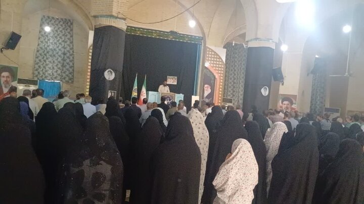 تصاویر/ اقامه نماز عید قربان در شهر کهنوج