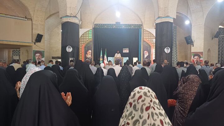 تصاویر/ اقامه نماز عید قربان در شهر کهنوج