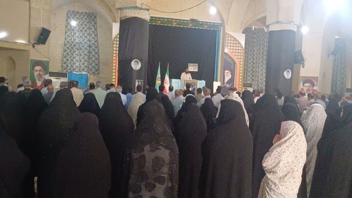 تصاویر/ اقامه نماز عید قربان در شهر کهنوج