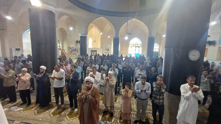 تصاویر/ اقامه نماز عید قربان در شهر کهنوج