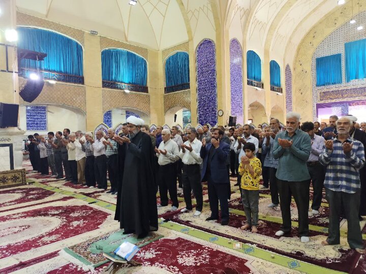 تصاویر/ اقامه نماز عید قربان در شهر بم