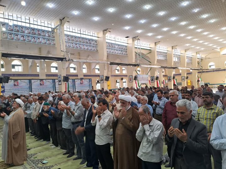 تصاویر/ اقامه نماز عید قربان در شهربابک