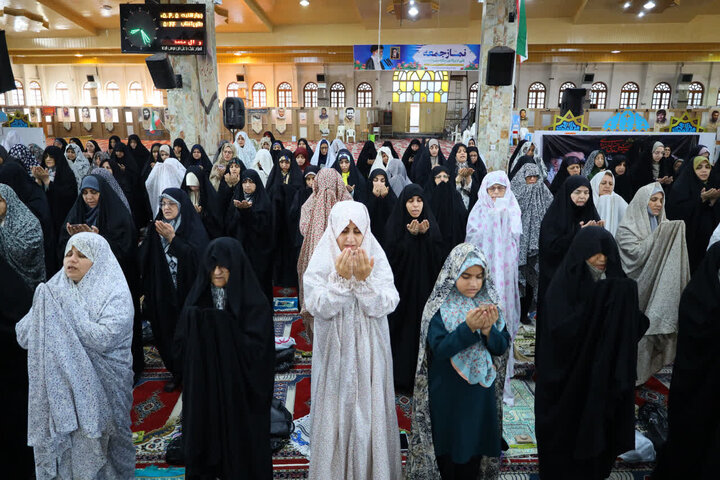 تصاویر/ اقامه نماز عید قربان در مصلای امام خمینی (ره) شهرستان ساری