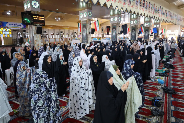 تصاویر/ اقامه نماز عید قربان در مصلای امام خمینی (ره) شهرستان ساری