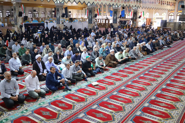 تصاویر/ اقامه نماز عید قربان در مصلای امام خمینی (ره) شهرستان ساری
