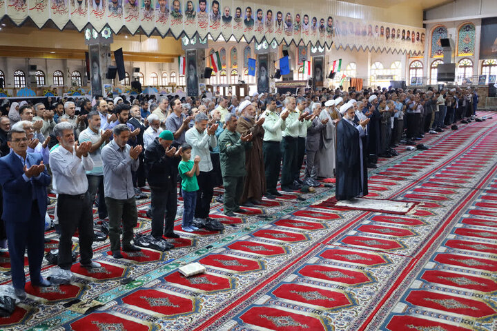 تصاویر/ اقامه نماز عید قربان در مصلای امام خمینی (ره) شهرستان ساری