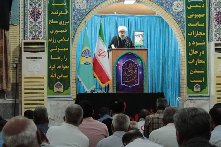 نماز عید قربان خورموج به روایت تصاویر