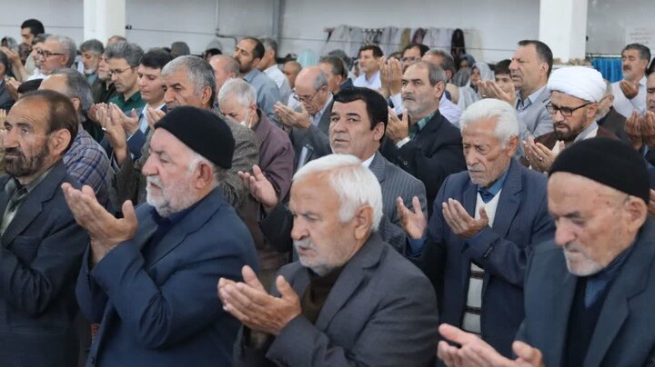 تصاویر/ اقامه نماز عید قربان در شاهین دژ
