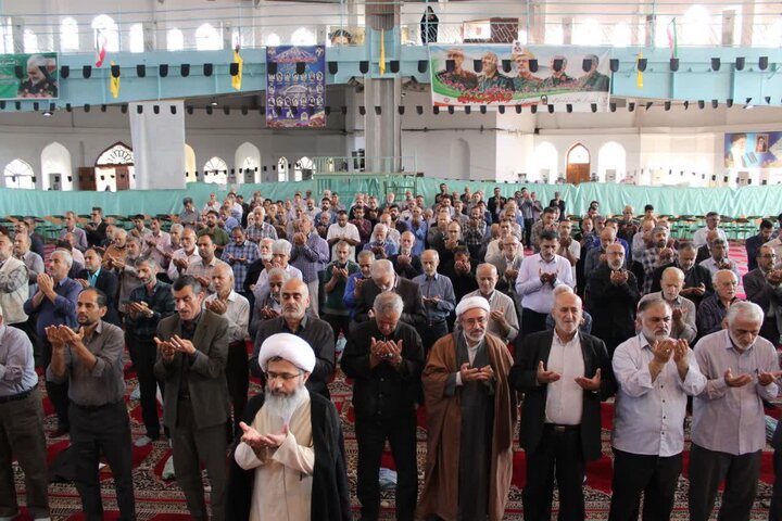 تصاویر/ اقامه نماز عید قربان در مصلای شهرستان آمل
