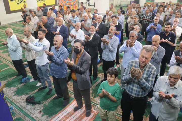 تصاویر/ اقامه نماز عیدسعید قربان در قرچک