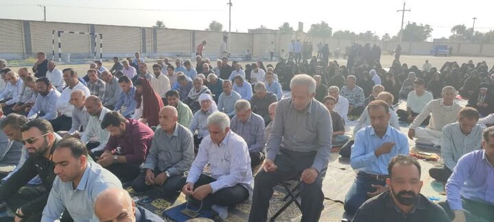 تصاویر/ اقامه نماز عید قربان در شهر منوجان