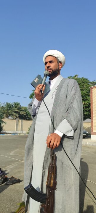 تصاویر/ اقامه نماز عید قربان در شهر منوجان