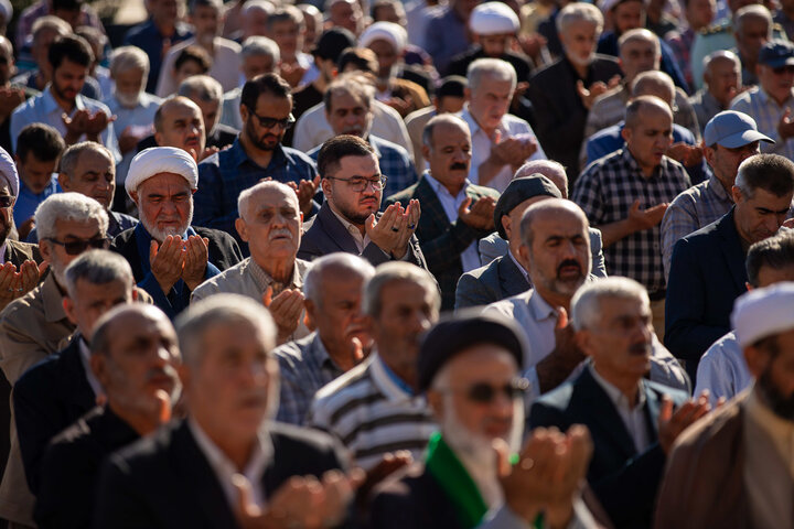 تصاویر / برگزاری نماز عید سعید قربان توسط نماینده ولی فقیه در استان وامام جمعه قزوین
