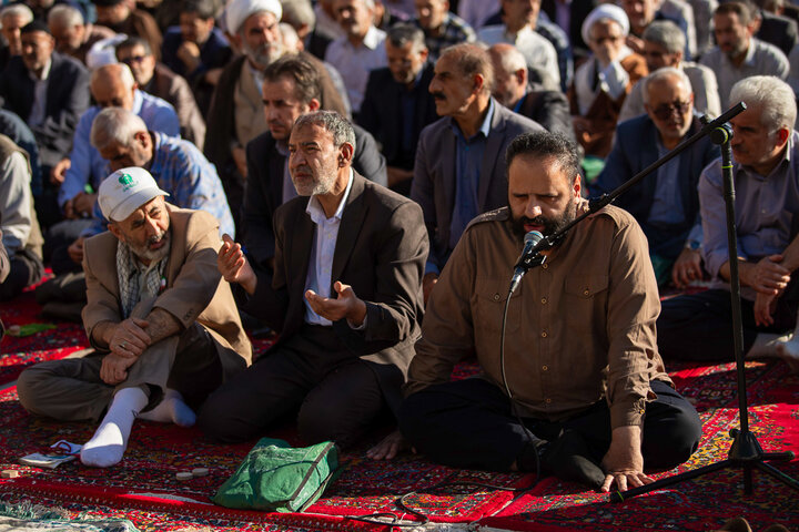 تصاویر / برگزاری نماز عید سعید قربان توسط نماینده ولی فقیه در استان وامام جمعه قزوین