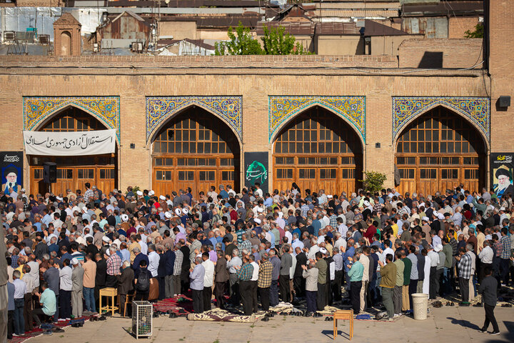 تصاویر / برگزاری نماز عید سعید قربان توسط نماینده ولی فقیه در استان وامام جمعه قزوین