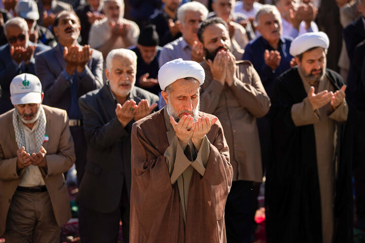 تصاویر / برگزاری نماز عید سعید قربان توسط نماینده ولی فقیه در استان وامام جمعه قزوین