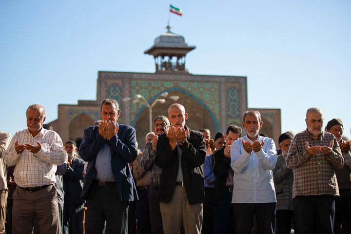 تصاویر / برگزاری نماز عید سعید قربان توسط نماینده ولی فقیه در استان وامام جمعه قزوین
