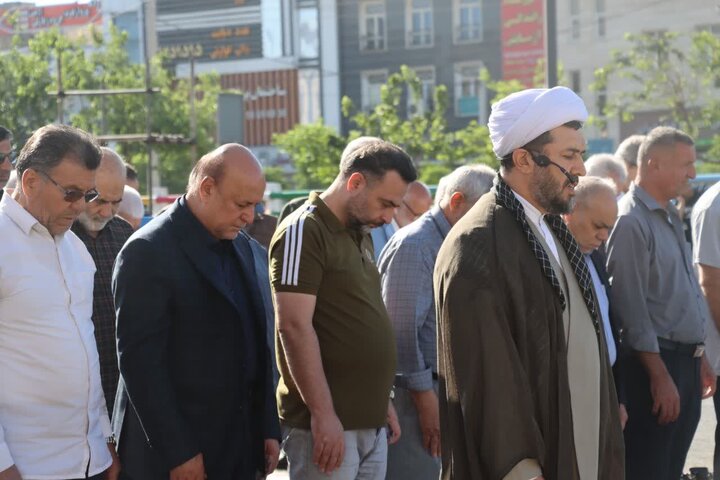 تصاویر/ اقامه نماز عید سعید قربان در اسلامشهر