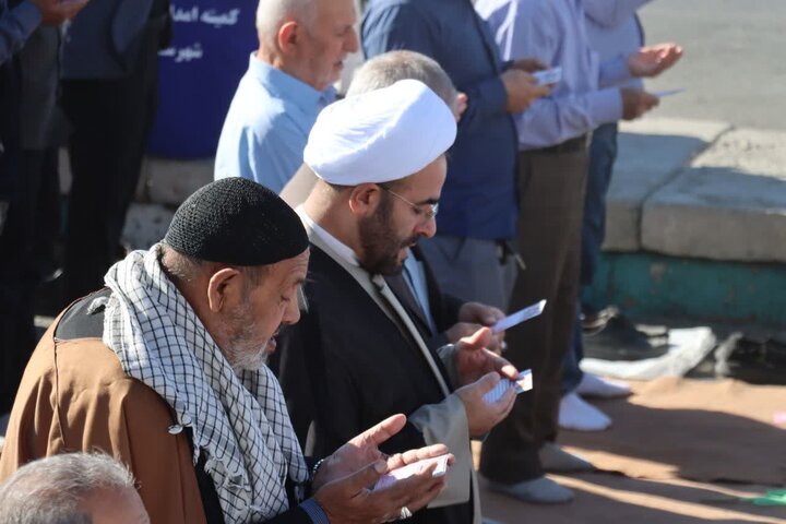 تصاویر/ اقامه نماز عید سعید قربان در اسلامشهر