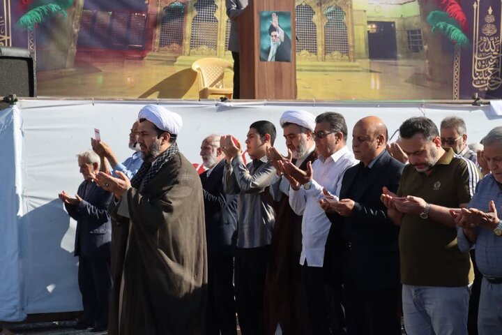 تصاویر/ اقامه نماز عید سعید قربان در اسلامشهر