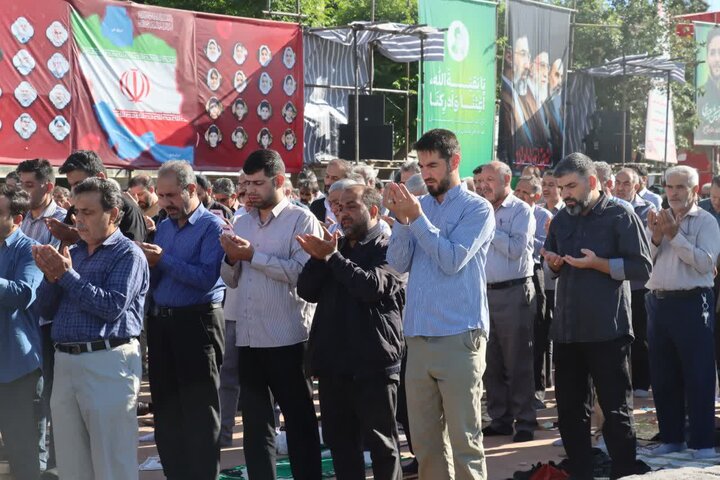 تصاویر/ اقامه نماز عید سعید قربان در اسلامشهر