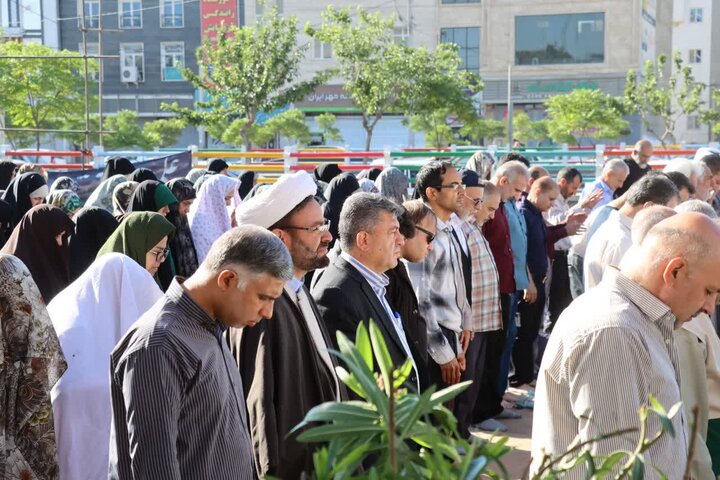 تصاویر/ اقامه نماز عید سعید قربان در اسلامشهر